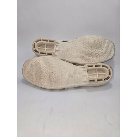 Happy Feet Vintage 70s Low Heel Strap Sandals in white‎ Size 8.5/26 - Picture 6 of 6